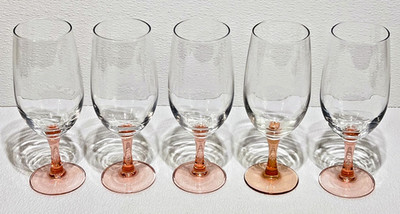 Set of 5 Cristal D'Arques Durand Iced Tea Glasses 16oz 8 3/8'' France