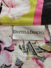 Draper's & Damon's Zip Jacket XL 3/4 Sleeve Floral & Abstract Print Y2k Retro  — photo 10