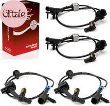 ABS Wheel Speed Sensor 4Pcs: Front Rear Left  Right Compatible with Cadillac 20