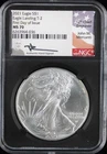 2021 Silver Eagle NGC MS70 First Day of Issue Mercanti Signed Type 2
