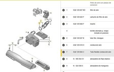 5Q0129684D rohr SEAT IBIZA V KJ1 KJG 1.0 TSI rectp5487907