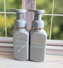 bath and body works white barn marine waves  citrus foaming hand soap x2