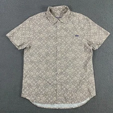 Chubbies Friday Shirt Mens M  Echo Breezetech 2.0 Stretch Performance Breathable