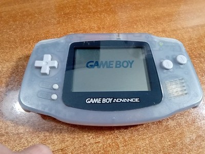 Nintendo Game Boy Advance GBA Console System - Clear Blue Glacier *TESTED*