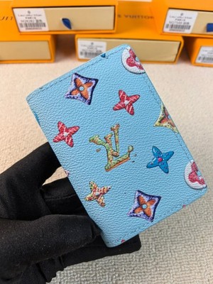Louis Vuitton wallet Tyler The Creator Monogram Craggy Blue Designer