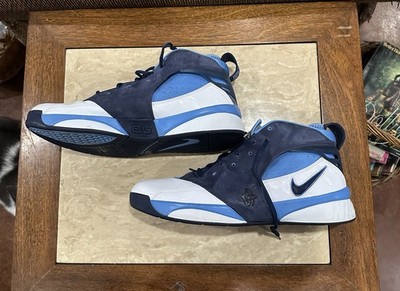Nike Alpha Huarache 64 Mens Rare Blue Size 15 - Dirk Nowitzki inspired READ