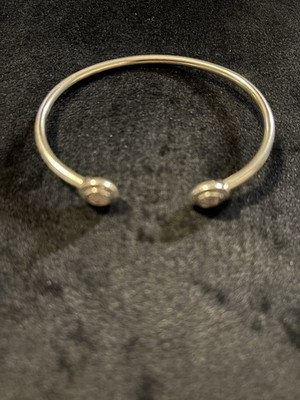 Pandora Authentic Sterling Silver Torc Bangle Bracelet W/ S925 ALE Stamp