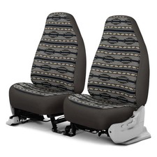 Dash Designs Southwest Sierra 1st Row Gray Custom Seat Covers