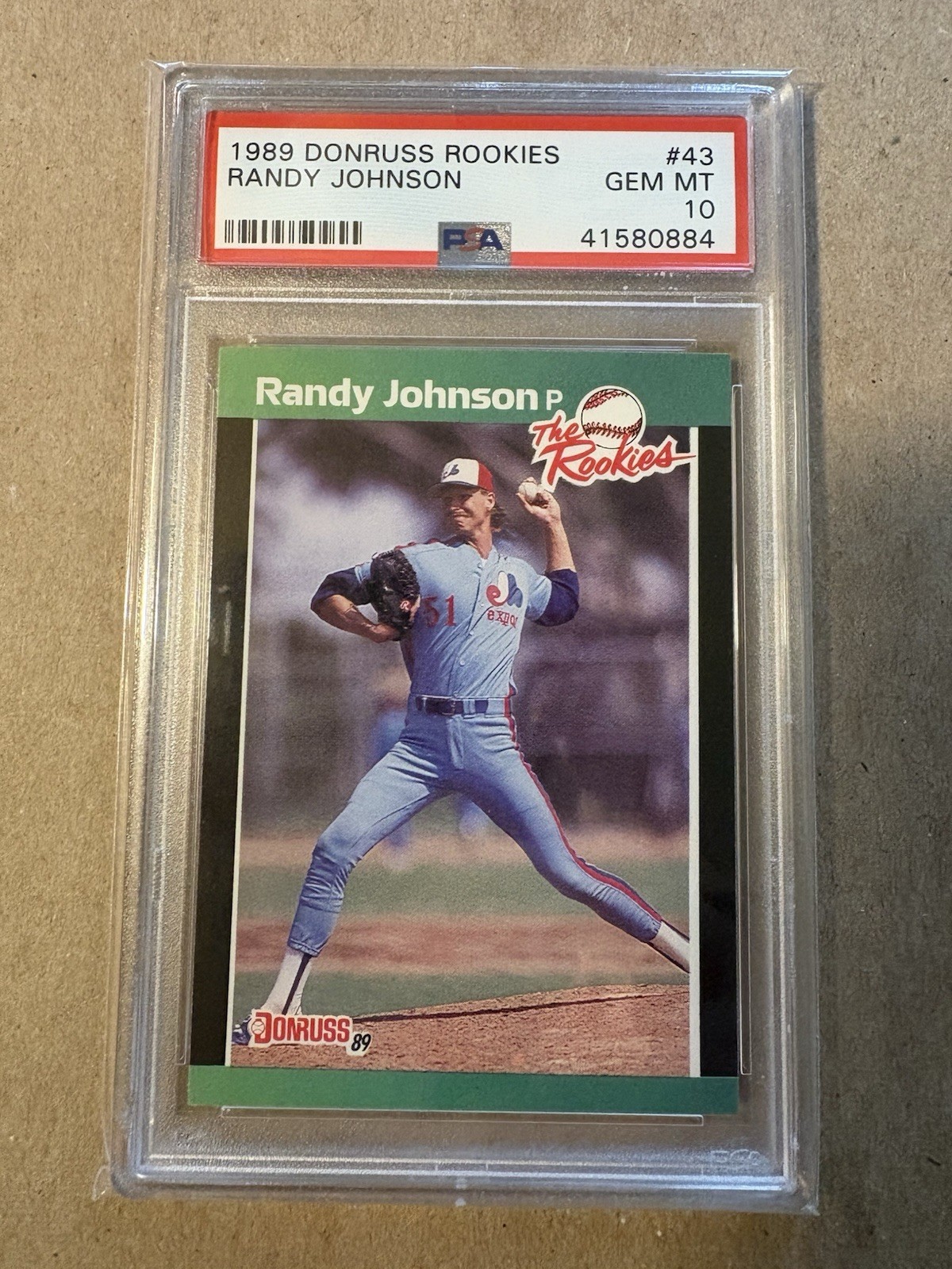Panini Randy Johnson front
