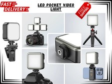 Portable RGB LED Video Light Mini Photography Fill Light for Camera & Streaming