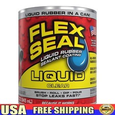 Liquid Rubber Sealant Waterproof Flexible Coating Roofs Gutters DIY Projects New
