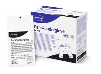 HARTMANN Peha-Underglove Latex - Einmal-OP-Handschuhe Steril Puderfrei Grün