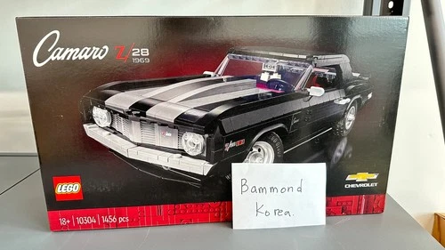 LEGO Icons 10304 Camaro Z28 1969 Classic Muscle Car Collectible 1456Pcs