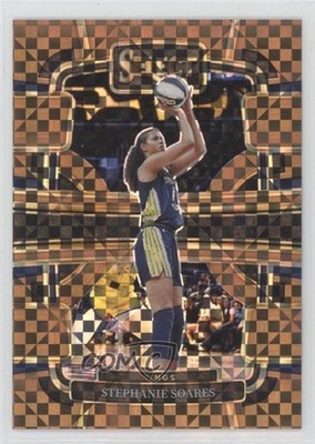 2024 Select WNBA Concourse Bronze Checker Prizm 49/49 Stephanie Soares #7 3d3