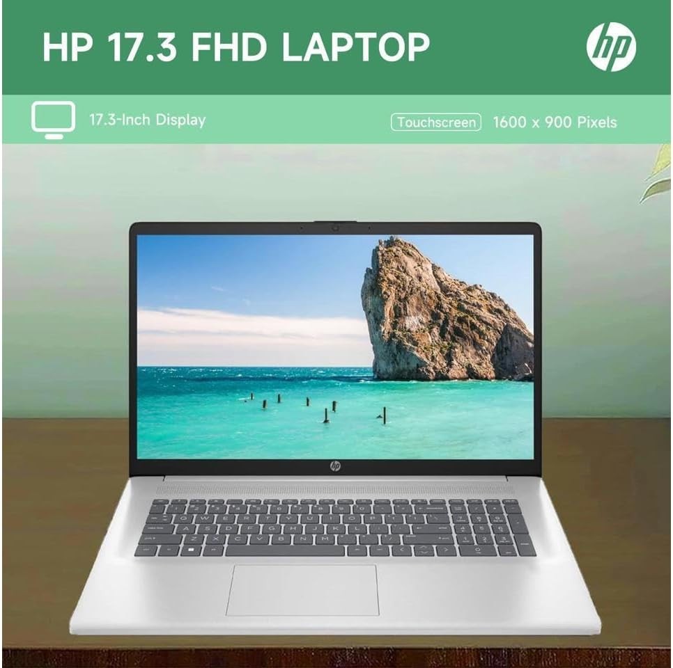 Laptop HP de 17.3" HD+ táctil: Intel Core i3-N305 - 4GB | 128GB - Windows 11, imagen 4
