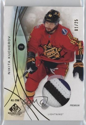 2024 SP Game Used Edition Gold Premium Memorabilia /25 Nikita Kucherov #123 1vu3