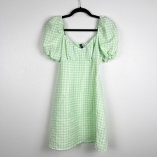 H&M Divided Women's Gingham Dress Sz M