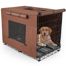 Dog Crate Cover 36 Inch Thickened Dog Kennel Cover Windproof Puppy Cage Cover...