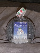 Raymond Briggs The Snowman And The Snowdog Christmas Bauble Tree Decoration Gift