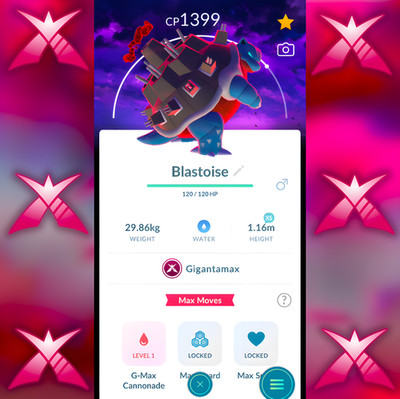 Gigantamax Blastoise with BG | Tr-de Go