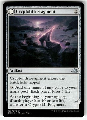 Cryptolith Fragment 193 Uncommon Eldritch Moon Magic: The Gathering LP