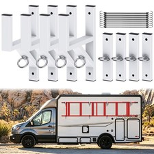 Trailer Ladder Rack For Open Enclosed Welastic Straps 4 Pack New