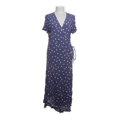 Bik Bok, Wickelkleid, Größe: L, Blau/Weiß, Viskose, Gepunktet, Damen #uNk