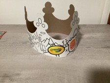 4 Different Burger Kings Crowns Mandalorian -Grogu -Crayola -Original Free Ship
