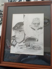 Dale Earnhardt SR Framed And Numbered Picture