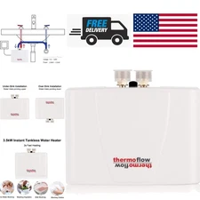 Durable Electric Point of Use Water Heater 120V High Efficiency Hot Water System