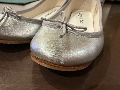 Rare Repetto Camille Silver Leather Flats 36.5 (US 6.5) EUC | eBay