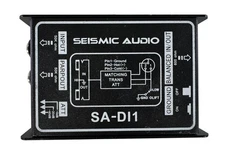 Seismic Audio SA-DI1 Passive Direct Box with Ground Lift and Attenuator Switch