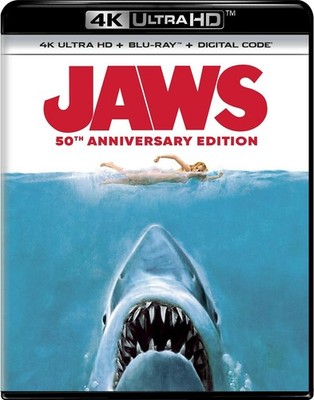 Jaws 50th Anniversary Edition 4K UHD Blu-ray  NEW