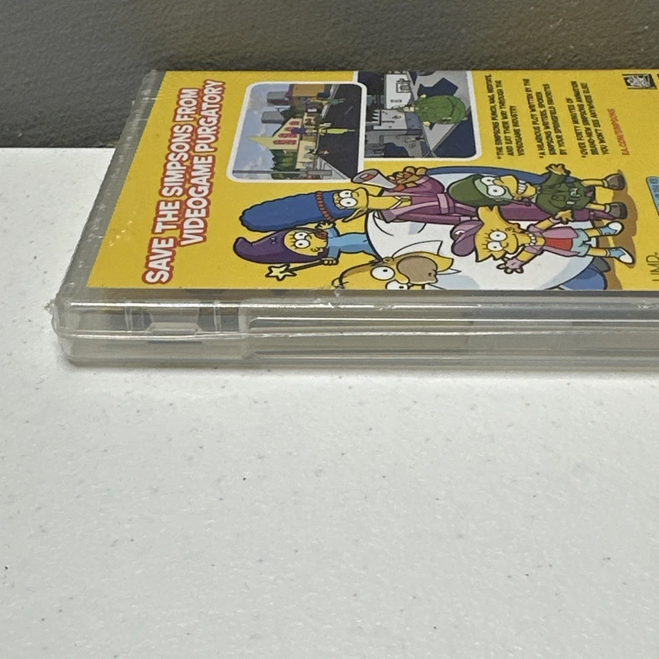 The Simpsons Game (Sony PSP, 2007) Video Game Complete CIB Factory Sealed New - Image 3 of 4
