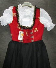 Dirndl mit Bluse und Schürze Gr. 42 - Neu - wadenlang - superschön