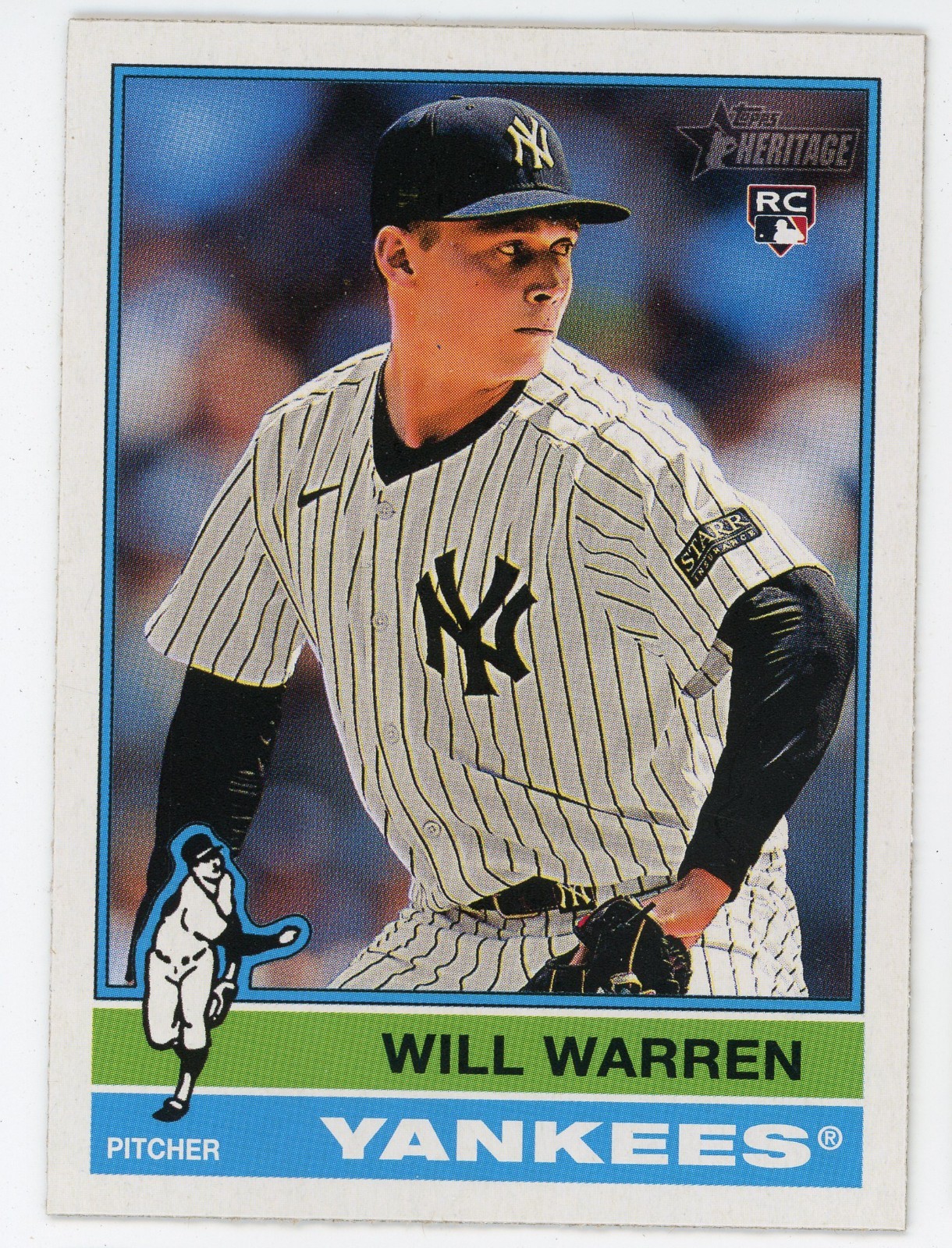 2025 Topps Heritage - Will Warren #281 (RC) Yankees