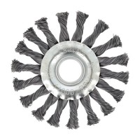 TopfbüRste DrahtbüRste 115Mm M14 Gezopft KegelbüRste Flex Und Winkelschleifer