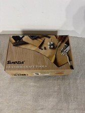 Simpzia Leather Craft Tools Punch Kit Stitching Carving Sewing Knife Thread 45