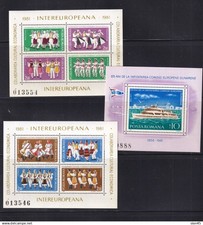 Romania 1981 3  Sheets  Mi Block 176/178-179  MNH 16287