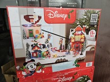 Disney 11in. Musical Ski Lift Holiday Display with Lights, Music & Animation