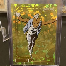 upper deck marvel secret wars 1984 yellow crackle allegiance storm 084/149