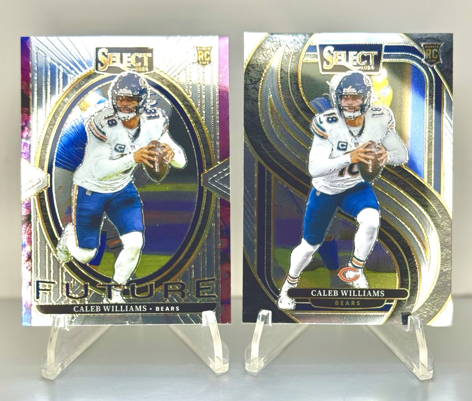 🔥2024 Panini Select - Premier & Future Caleb Williams Silver Prizm Rookie RC