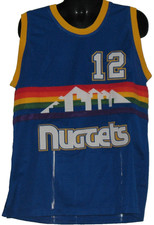 Fat Lever Signed Autograph Custom Jersey JSA Certified XL Denver Nuggets