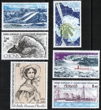 French Southern Antarctic Territories Stamp C64-C69 NH - Set of 6