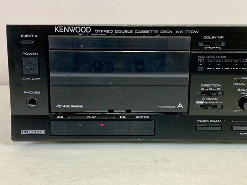 Kenwood KX-77CW Dual Auto Reverse Cassette Deck, Dolby B/C, Reconditioned - Afbeelding 8 van 12