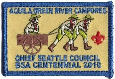 Green River District 2010 Camporee patch - Chief Seattle Council