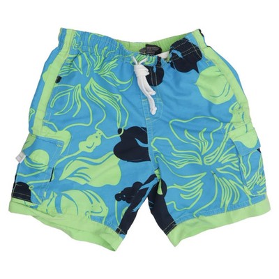 Ron Jon Surf Shop, Badeshorts, Größe: 92, Blau/Grün/Mehrfarbig, Polyester #Kh0