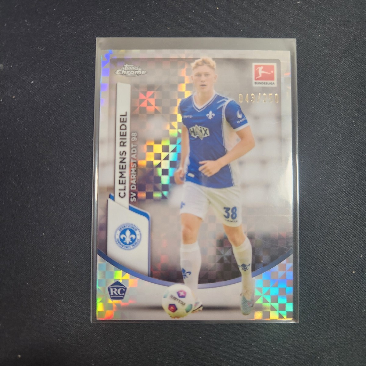 2023-24 Topps Chrome Bundesliga - Clemens Riedel #20 X-Fractor