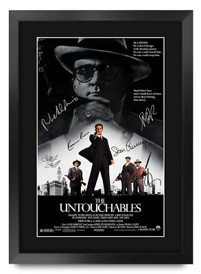 The Untouchables Movie Poster signed gedruckt Autogramm A3 gerahmt Memorabilia