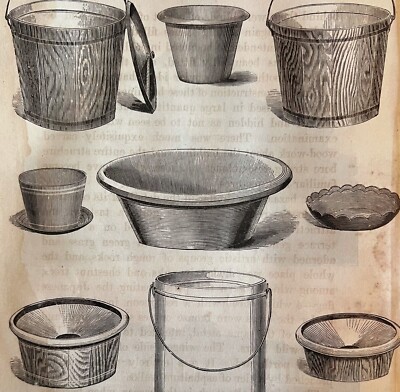 Japanese Paper Ware 1876 Worlds Fair Centennial Expo Victorian Engraving DWAA3A